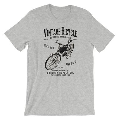 Vintage Fahrrad T-Shirt. 100% Baumwolle Premium T-Shirt NEU