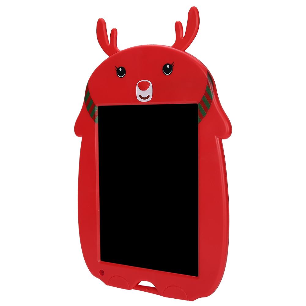 LCD Writing Tablet Christmas Deer Cartoon Red Children Electronic Drawing Graffiti Board