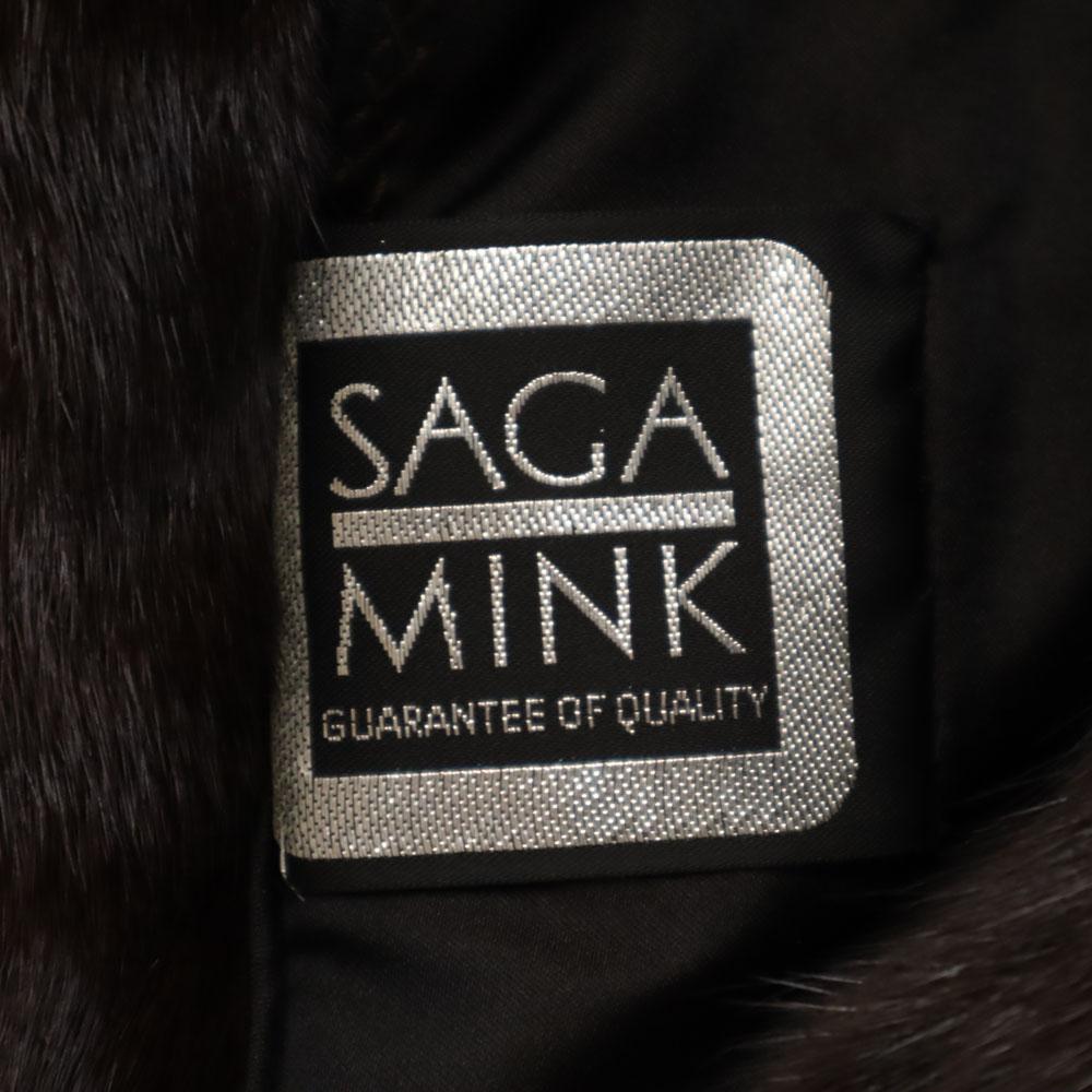 MITSUKOSHI Kožešinový kabát 9 Hnědý SAGAMINK Dámský Použitý