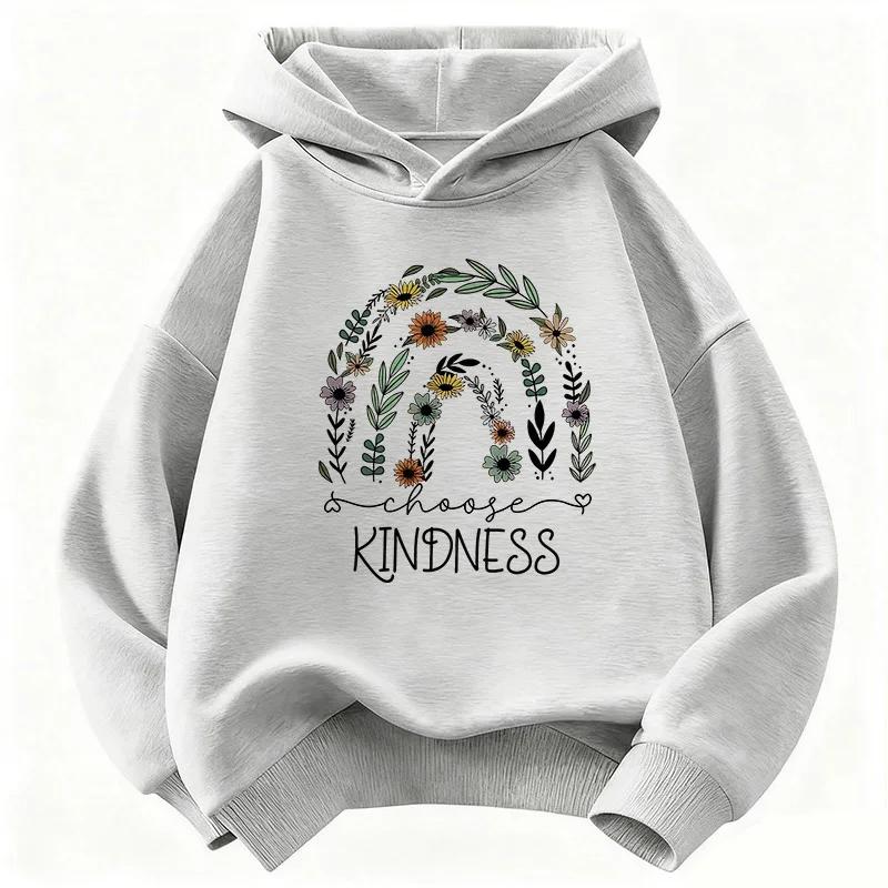 Herbst/Winter Weihnachten Bedruckte Hoodies für Kinder, Lässige Sweatshirts für Jungen und Mädchen, Hip Hop Kleidung