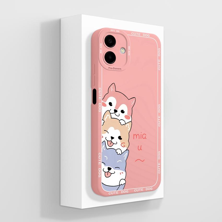 Sacs pour téléphone Pour Samsung A07 M07 F07 A17 M17 F17 M36 F36 M56 S26 Plus A25 Motifs Étiquette Mode Coque Arrière Souple en Silicone antichoc Pour Boîtier Samsung