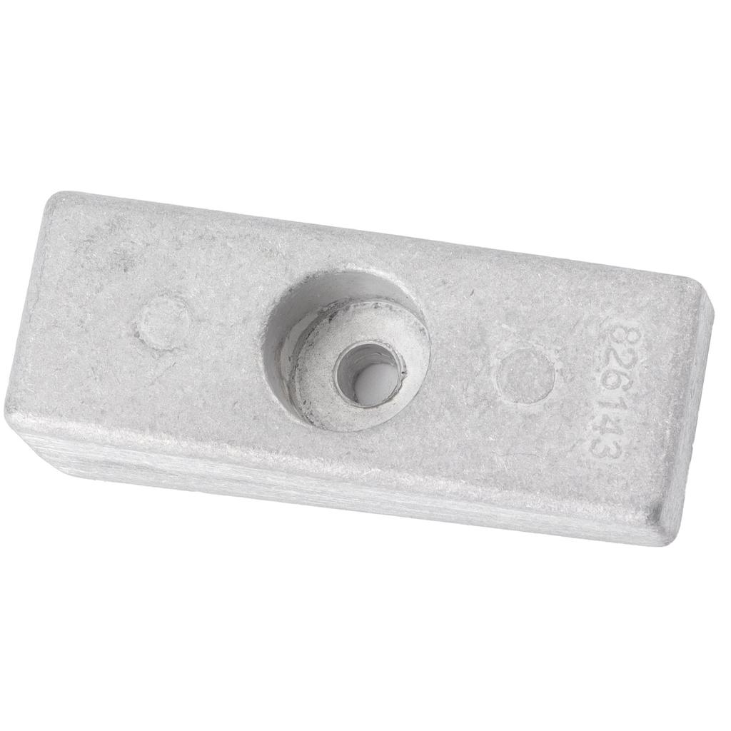 Aluminum Alloy Wedge Anode 826134 826134Q Replacement Fit for Mariner Outboard