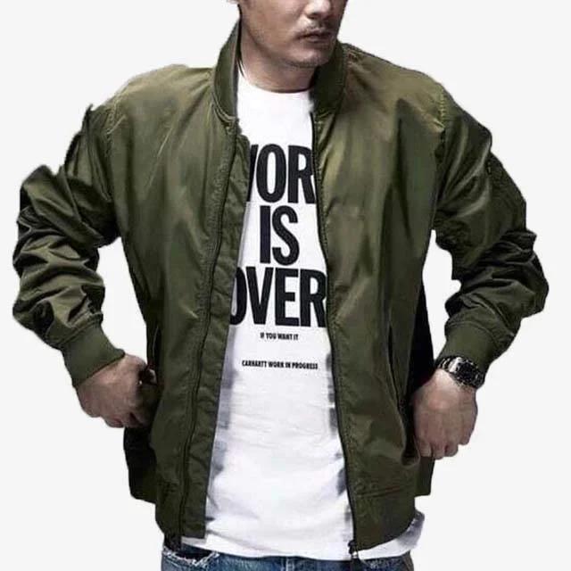 Jacket Solid Color Japanese Harajuku Casual Baseball Uniform Men s Plus Cotton Padded Jacket Men S Jackets M