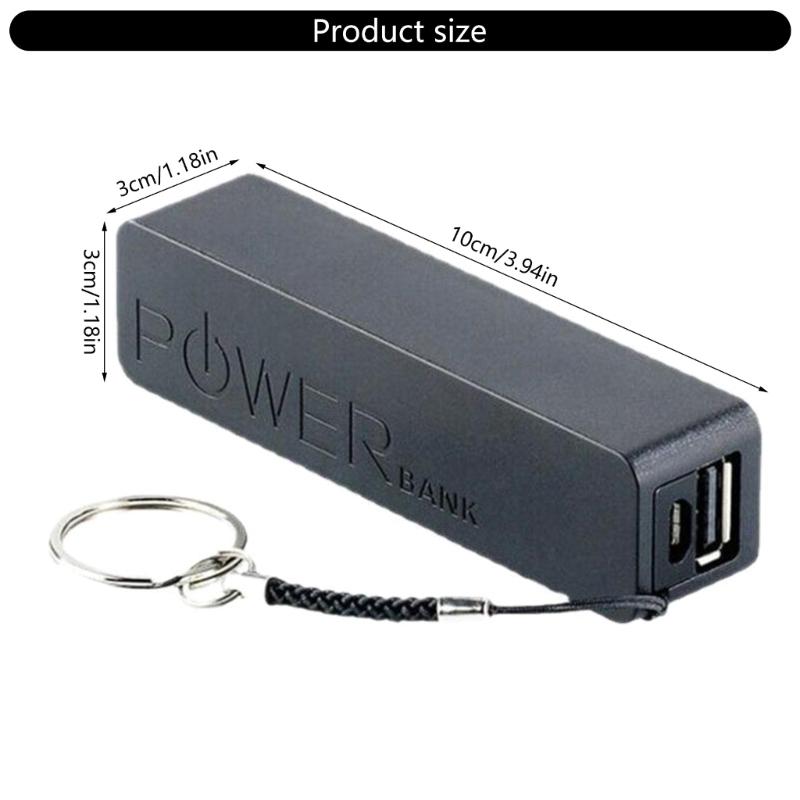 Color Battery Shell Case For 1Pc 18650 Power Battery Enclosure with Easy Assembly and Slip Proof Surfaces