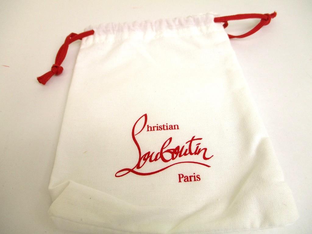 Authentic Christian Louboutin Loubi54 Black Red Leather Bifold Wallet #a911  Refurbished