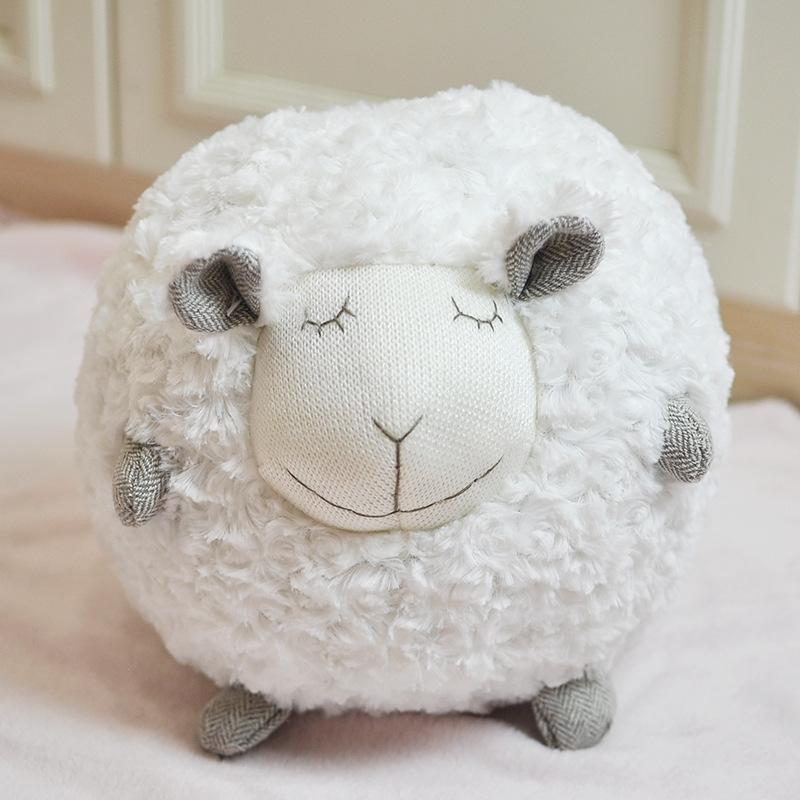 

New Toy Lamb Plush Toy Cute Round Ball Lamb Plush Toy Soothing and Lying Lamb Plush Toy 28cm