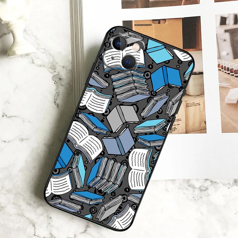 

Library In Wonderland Phone Case For iPhone 17 16 15 14 13 12 11 Pro Max Plus 12 13 Mini 16e 17 Air Cover Coque iPhone 17Pro MAX