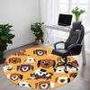 1pc Pets Animals Office Round Area Rug, Indoor Mat Suitable For Office, Under Office Chairs Bedroom Living Room Home Decor, Room Deco