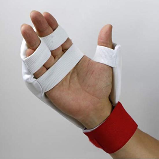 ISAMI Reversible Fist Supporter Red and White Reversible (wrist Part) L-3093