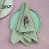 Durable Cloth Napkins Rustic Napkin 16 Inch Solid Color Linen Machine Exquisite Washable