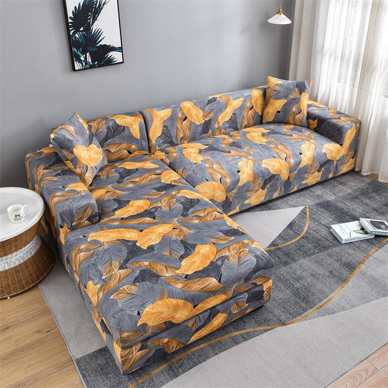 Geometric Sofa Covers For Living Roomastic Corner Couch Cover Sectional Corner L Shaped Chaise Longue Slipcover Funda De Sofá