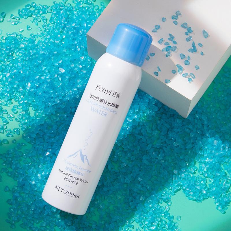 Glacier Moisturizing Spray 200 ml Hydratační Hydratační Make-up Fixační Sprej Toner Péče o pleť