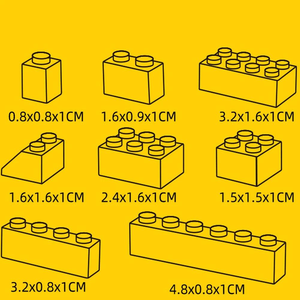 1000/500/300Pcs Building Blocks City Diy Creative Building Blocks Compatible Building Blocks Large Base Plate Educational Child