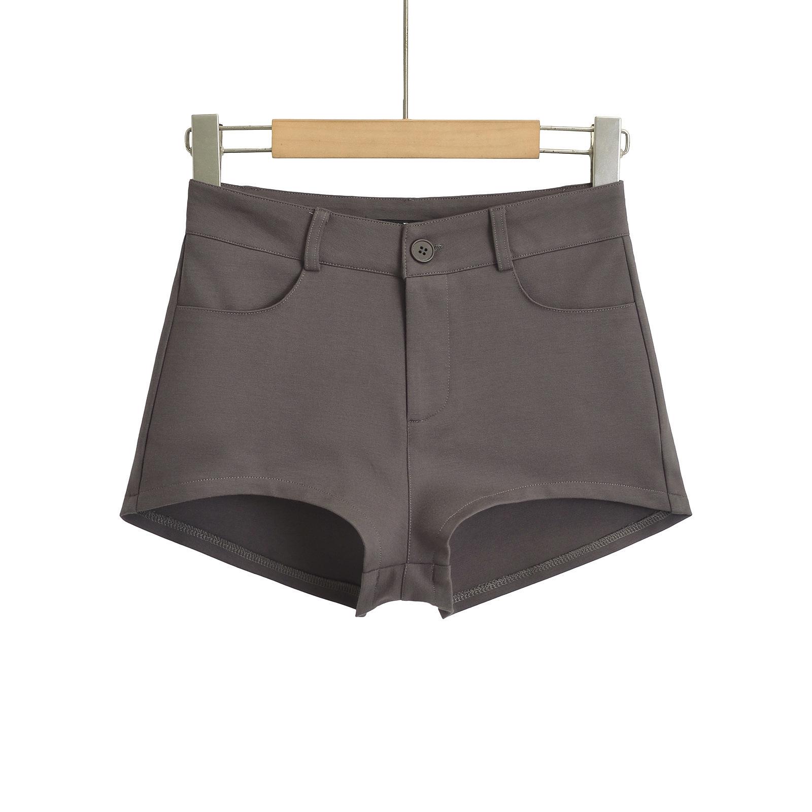 

Summer Spicy Low-Waist Hip-Lifting A-Line Sexy Hot Pants Large серый/древесный уголь
