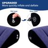 1PC New PVC Silicone Pillow Triangle Inflatable Magic Cushion Blue+Black Soft Triangle Pad Love Position