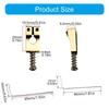 6Pcs Guitar Tremolo Bridge Saddles Brass Vibrato Bridge Saddles Replacement Electric Guitar Gourd Bridge Saddles Enduring