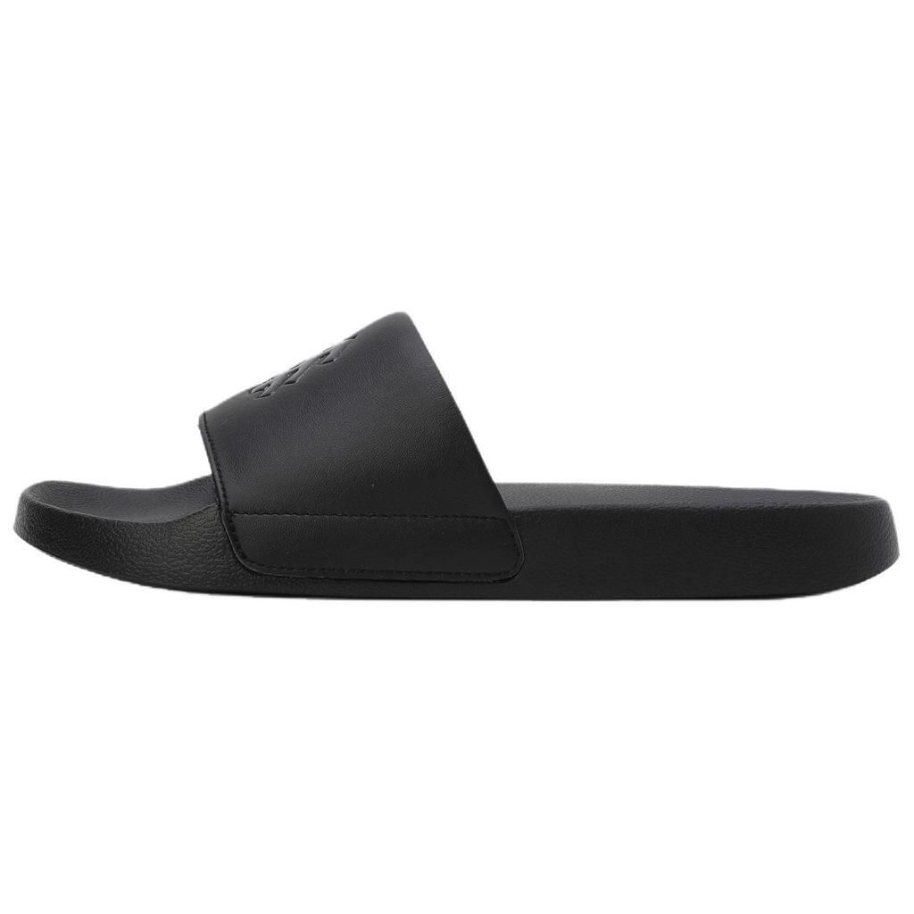 Kolon Sport Sotsot Basic Slide Comfortable Durable Slide Sandals Unisex Footwear Black FE2AX26480BLK