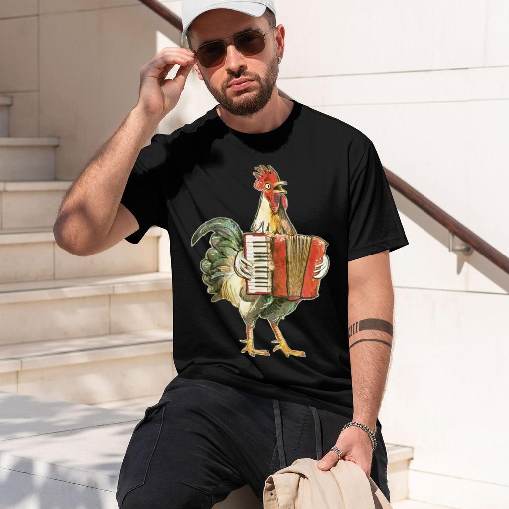 Accordion Ken Rey The Accordion Playing Ken Unisexs Grh T Shirts Summer High Quty Ropa Hombre 2026 New Model Unisexs Shortsleeve Cre