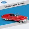 Welly 1:24 Cadillac Eldorado Alloy Sports Car Model Diecast Metal Classic Retro Old Vehicles Car Model High Simulation Kids Gift