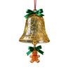 Christmas Bell Ornaments Xmas Tree Hanging Jingle Bell with Santa Claus/Elk/Penguin Ornaments for Holiday