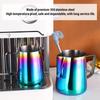 304 Stainless Steel Milk Frother Cup With Scale Espresso Steaming Pitcher  Coffee Making