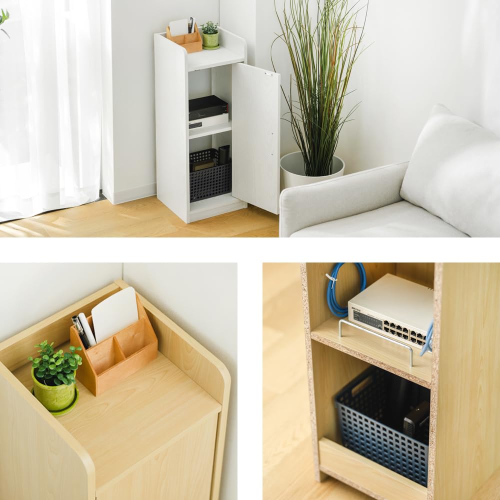 Takeda Corporation Blanco 30 x x 80cm Rack para Módem Blanco [Módem/Router/Almacenamiento] 29.5 MDM-3029WH