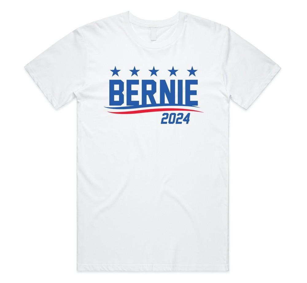 

Bernie Sanders 2024 T-shirt Top Feel The Bern USA Election President Trump Vote 4XL