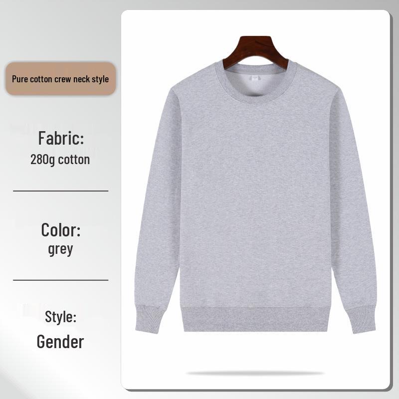 2026 Red Corporate Anniversary Sweatshirt - Custom Round Neck with Logo for Annual Meeting and Company Culture