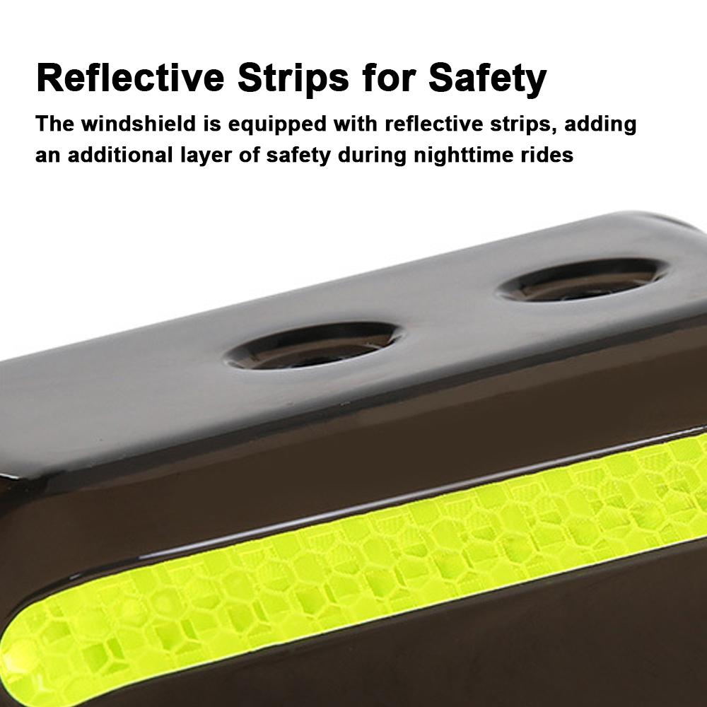 

Electric Bicycle Handguards Motorcycle Hand Guards Protector Universal Handlebar Windshield Windproof & Rainproof чёрный