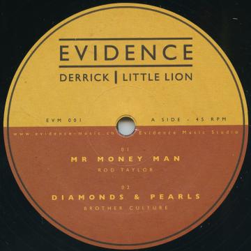 

12-дюймовая пластинка РОД ТЕЙЛОР; BROTHER CULTURE / RANKI - Мистер Деньги; Бриллианты и Жемчуг / J EVM001 Доказательства ЕС 2016 Европа Регги, Ска и Даб