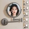 6/8Inch Bathroom Accessories Makeup Mirror Bath Mirror Antique Bronze Wall Mounted Magnifier Bathroom Mirrors Bathroom