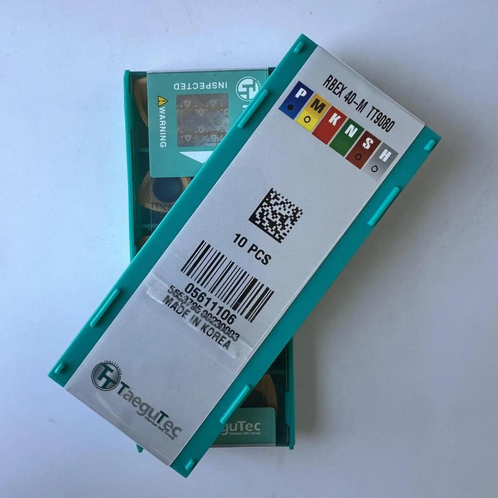 TaeguTec / RBEX40-M TT9080 /Original blade Carbide CNC Blade 10 PCS