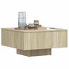 Vidaxl Stolik Kawowy, Dąb Sonoma 60X60X31,5 Cm Materiał Drewnopochodny