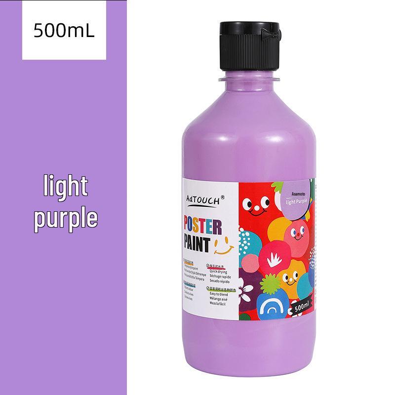 Yijia 24-Color Washable Gouache Paint Set - 500ml Children s Finger Painting Kit