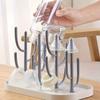 1pc Baby Bottle Drying Rack Tree-shaped Dust-proof Milk Bottle Holder Plastic Cup Drying Dispenser Nipple Storage Rack