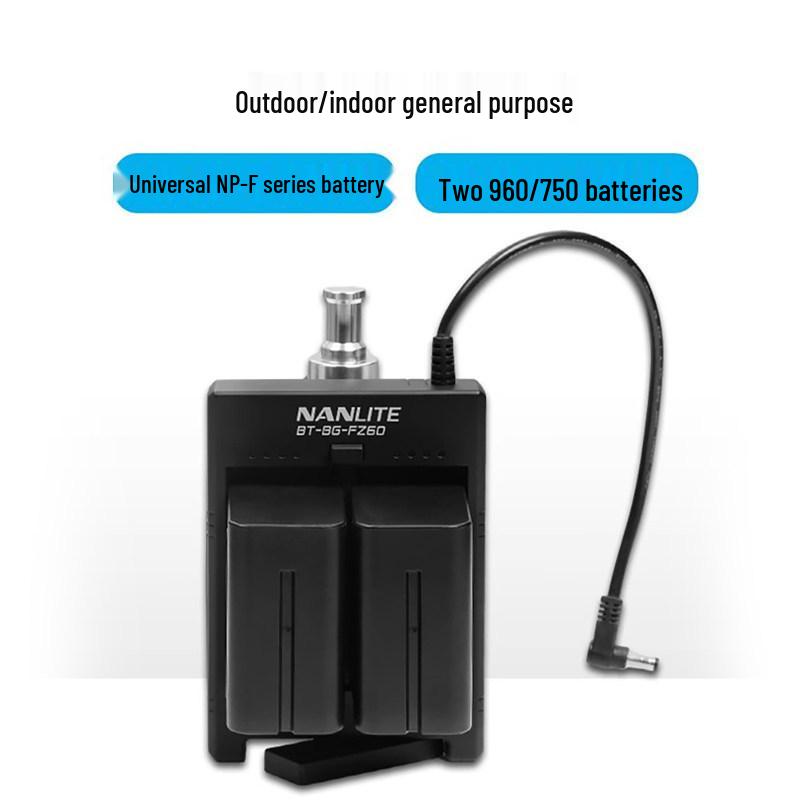 

Nanlite South Light BT-BG-FZ60NPF Battery Grip Adapter for Spotlight Photography.