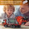 MOULD KING 15019 Technisches Autospielzeug für Jungen, motorisierter Müllwagen, Modellbausteine, MOC-38031, Ziegelsteine, Kinder, Weihnachtsgeschenke