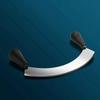 Pizza Rocker Knives Stainless Steel Cutter Double Handle Kitchen Tool for Home
