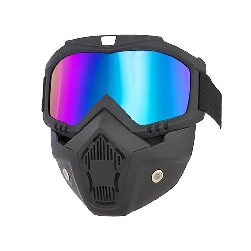 Vintage Face Mask Goggles Unisex Personalized Horror Halloween Skull Motorcycle Retro Goggles