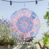 10 Inch Hanging Wind Chime Rotating Design 360 Degree Hook Garden Style Metal Decor for All Seasons Outdoor Artistic Charm Harmony Deco