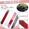 BULLSPANN Reflector Motorcycle Safety Reflector Stick-on Type Set of 2