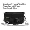 Dipping Belt for Weightlifting with Lifting Chain Body Building Waist Support Power Lifting Portable Men Women Gym Weight Belt