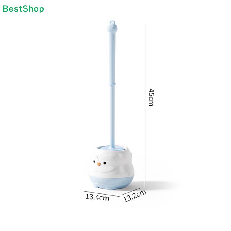 Cartoon Penguin Toilet Cleaning Brush – Detachable & Space-Saving Bathroom Accessory