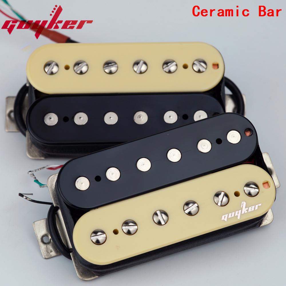 Guyker Electric Guitar Humbucker Pickups Double Coil Guitar Bridge Pickup  Neck Pickups Set - Black