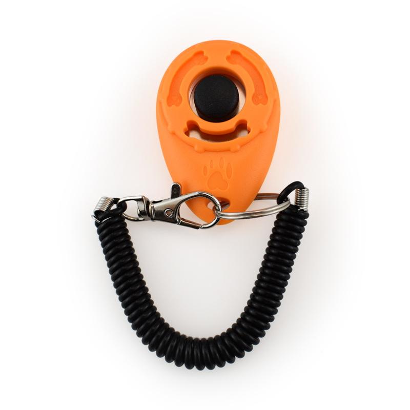 

1Pcs Adjustable Wrist Strap Sound Plastic Pet Cat Click Trainer Key Chain Dog Training Clicker Aid Repeller Dog Supplies A5