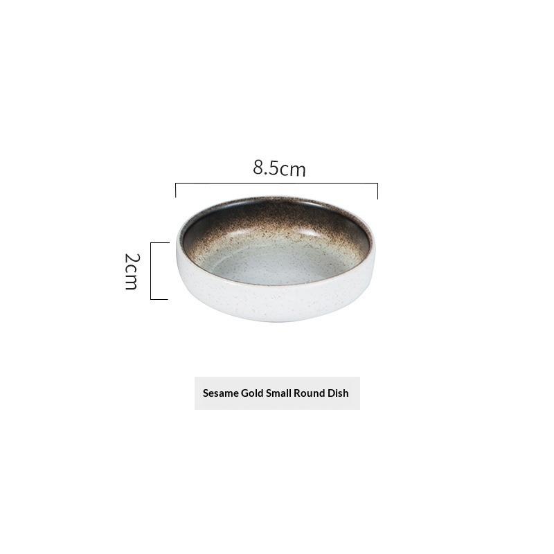 Flavoring Dishes Household Ceramic Dishes Soy Sauce Dishes Vinegar Dishes Dipping Dishes Tableware Cute Creative Dishes Special-shaped