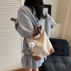 2025 Autumn New Casual Fashion Shoulder Bag Niche Design Handbag Contrasting Color Korean Messenger Women's Bag