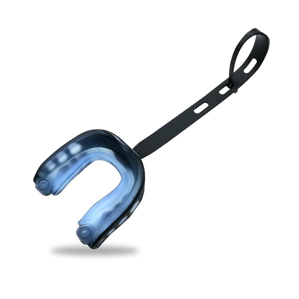 

Universal Football Mouthpiece Comfortable Sports Mouthguard Hockey Accessories синий