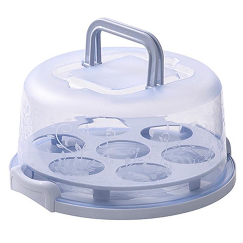 Durable Cake Container Portable Cake Holder for Camping and Outdoor Activities