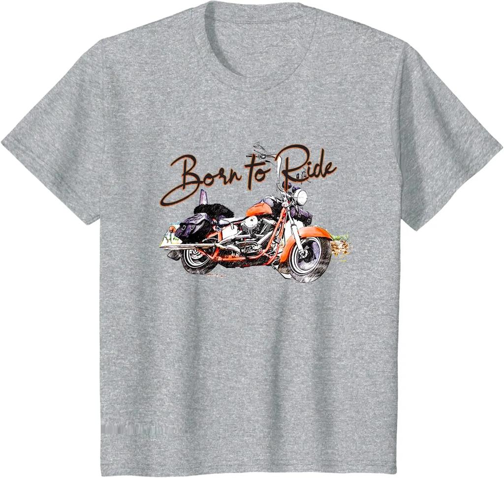 Born To Ride Respect The Moto Bikers Chopper Motorcycle TShirt 100 Cotton ONeck Short Sleeve Summer Casual Mens Tshirt